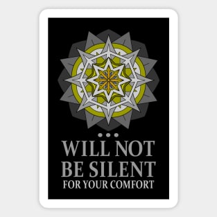 SILENT COMFORT MANDALA Magnet